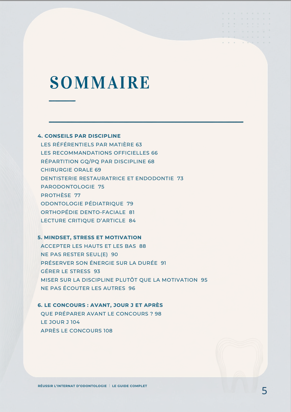 Réussir l’internat d’odontologie – Le guide complet